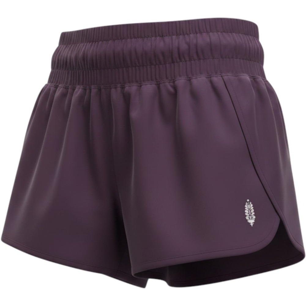 Free People Movement The Way Home Shorts Womens Small Purple Running High Waist